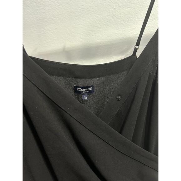 Black Madewell Jumpsuit Romper with ankle tie in size small - Picture 1 of 9